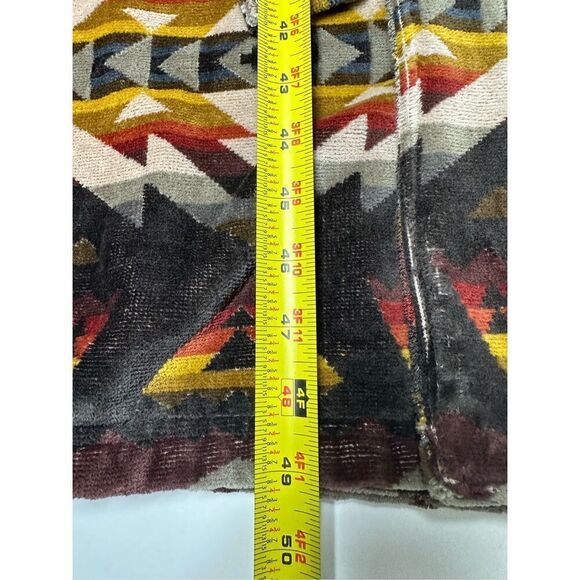 NWT Pendleton Solstice Patterned Long Sleeve Terry Velour Robe Unisex Size S/M - Picture 7 of 13